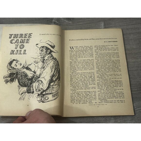 Treasury of Great Western Stories #1 Book By Louis L'Amour Paperbacks 1965 - Picture 3 of 6